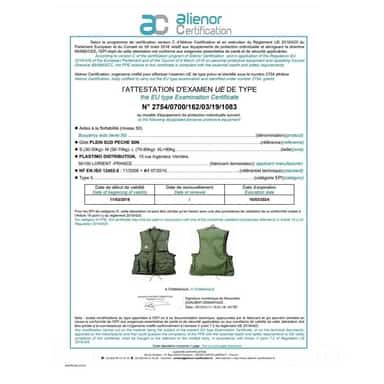 Plastimo Fishing Buoyancy Aid / Waistcoat - 50N image 3