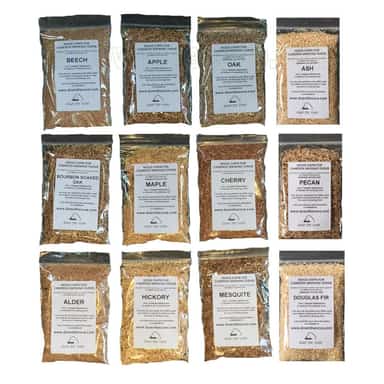 Sampler Pack of Wood Chips - 12 Flavours! image 1