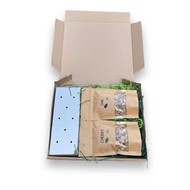 Stainless Steel BBQ Smoker Box Gift Set image 1