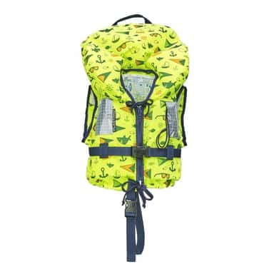 Plastimo Childs Typhoon 100N Lifejacket - Lime Yellow image 1