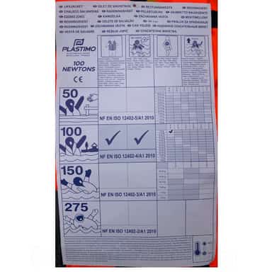 Plastimo Childs Lifejacket - 100N image 6