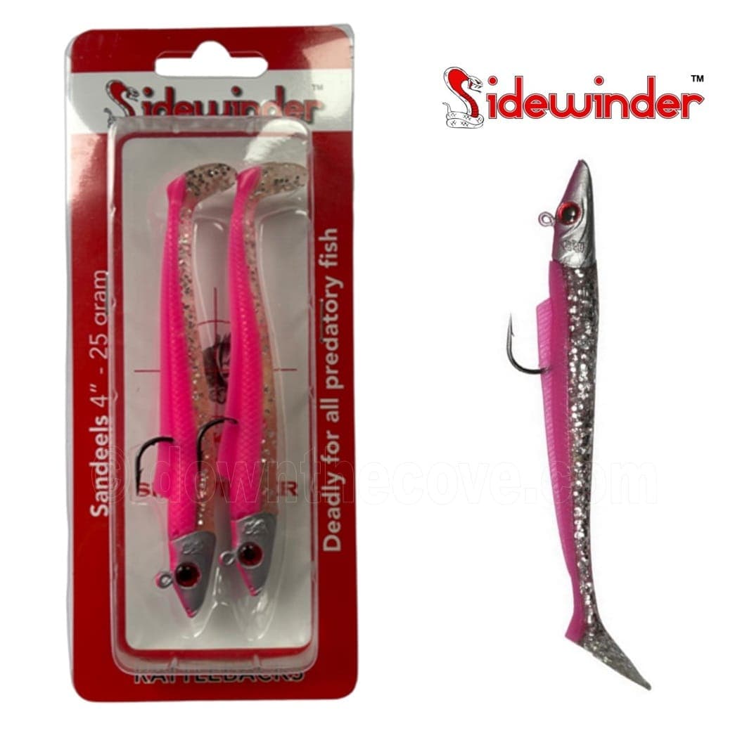Sidewinder Rattlebacks Sandeels - 4" Pink Punk - 25g product image 1