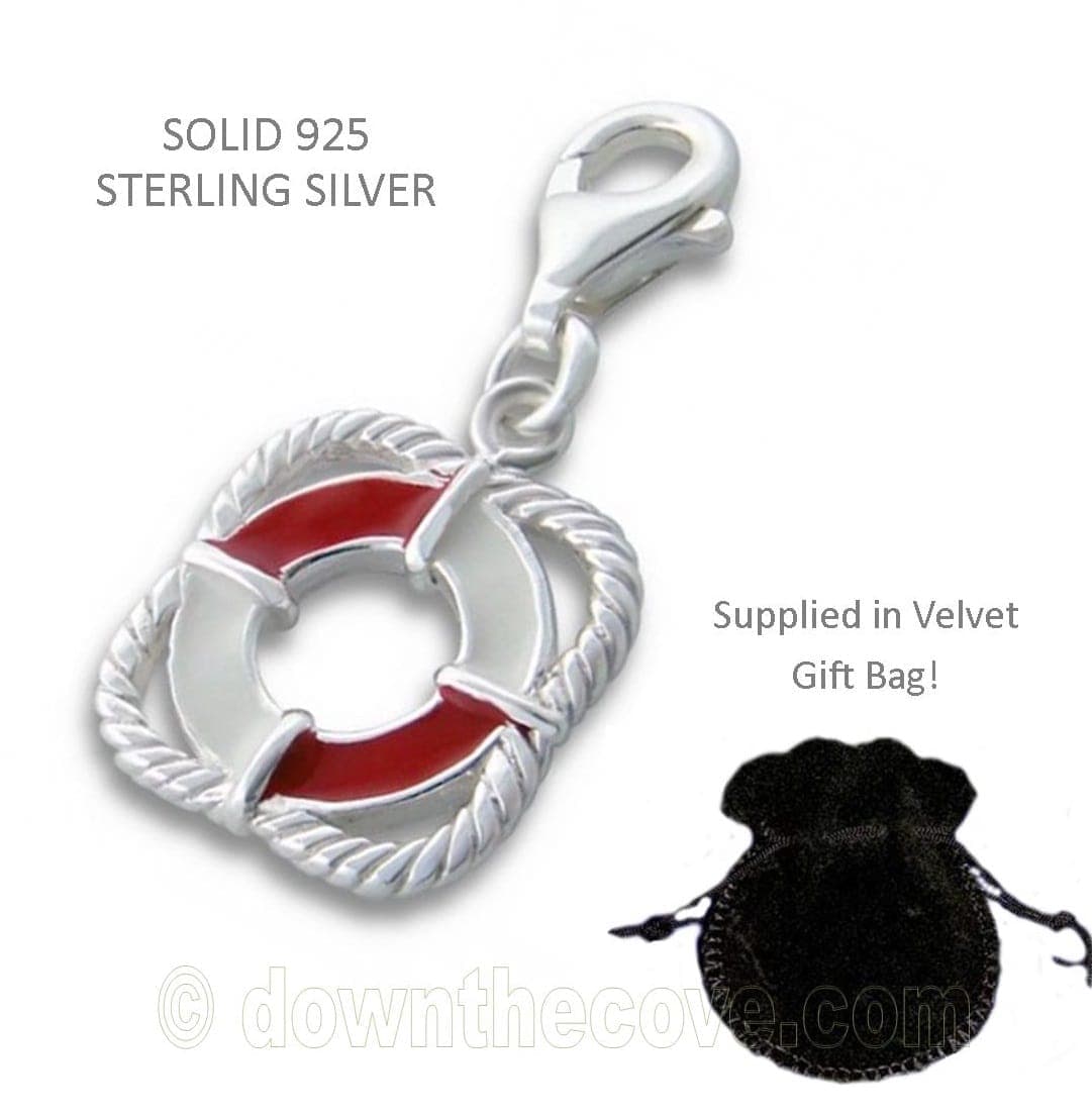 Silver Life Buoy Charm product image 1