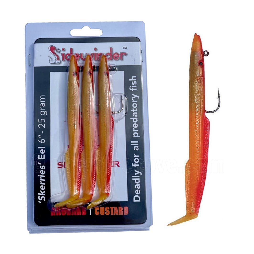 Sidewinder Skerries Sandeel - 6" Rhubarb Custard - 25g
