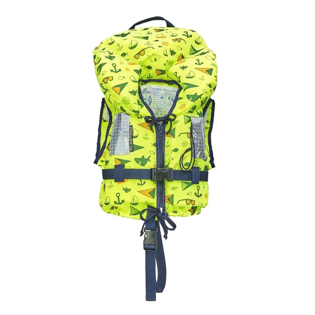Plastimo Childs Typhoon Lime Yellow Lifejacket - 100N product image 1