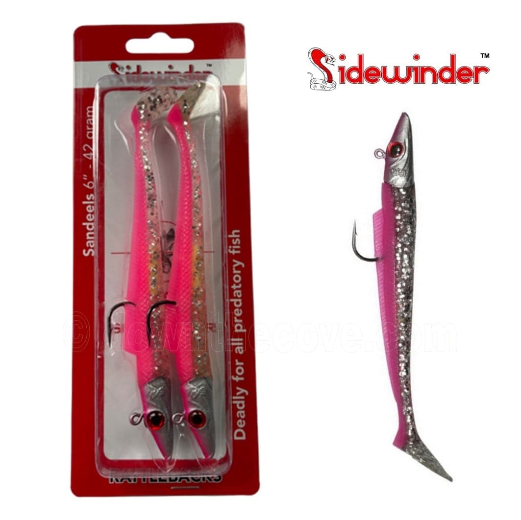 Sidewinder Rattlebacks Sandeels - 6" Pink Punk - 42g product image 1