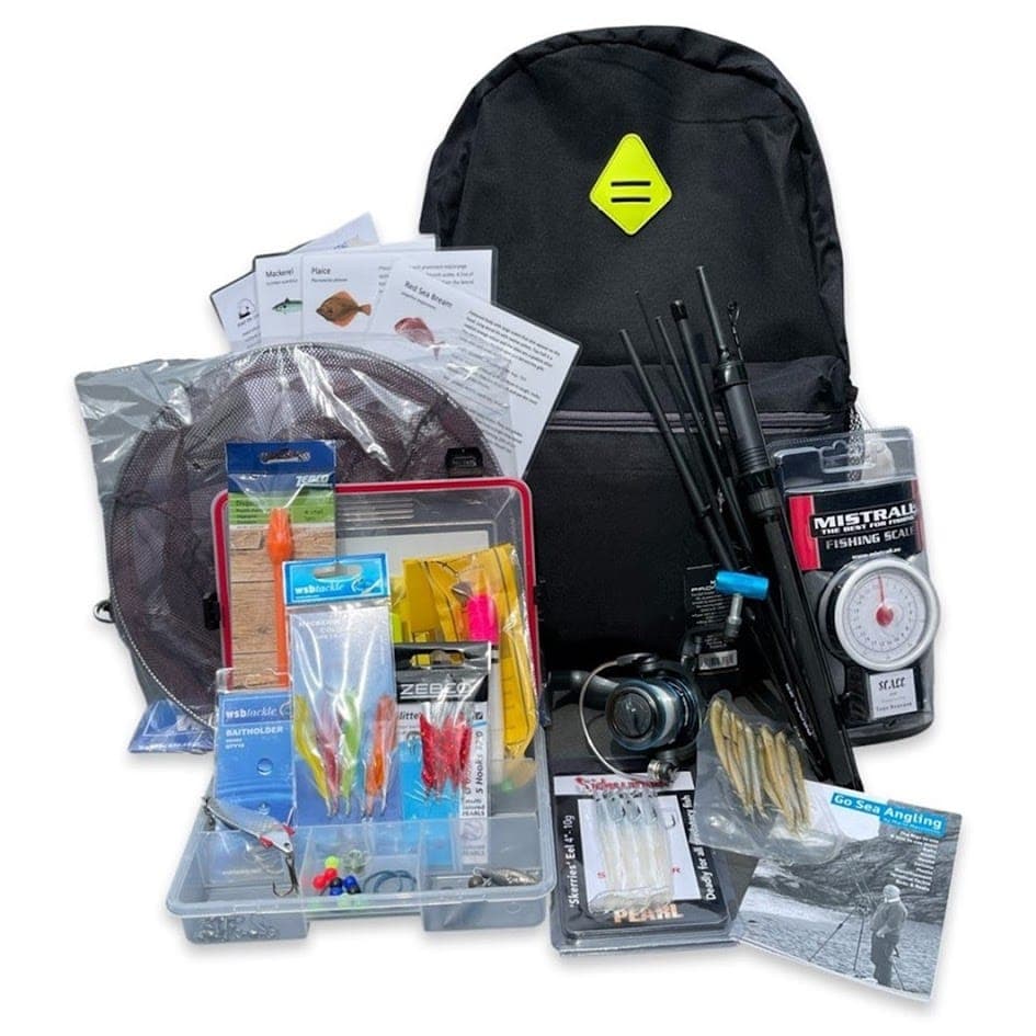 6pc Carbon Plus Fishing Kit - Black product image 1