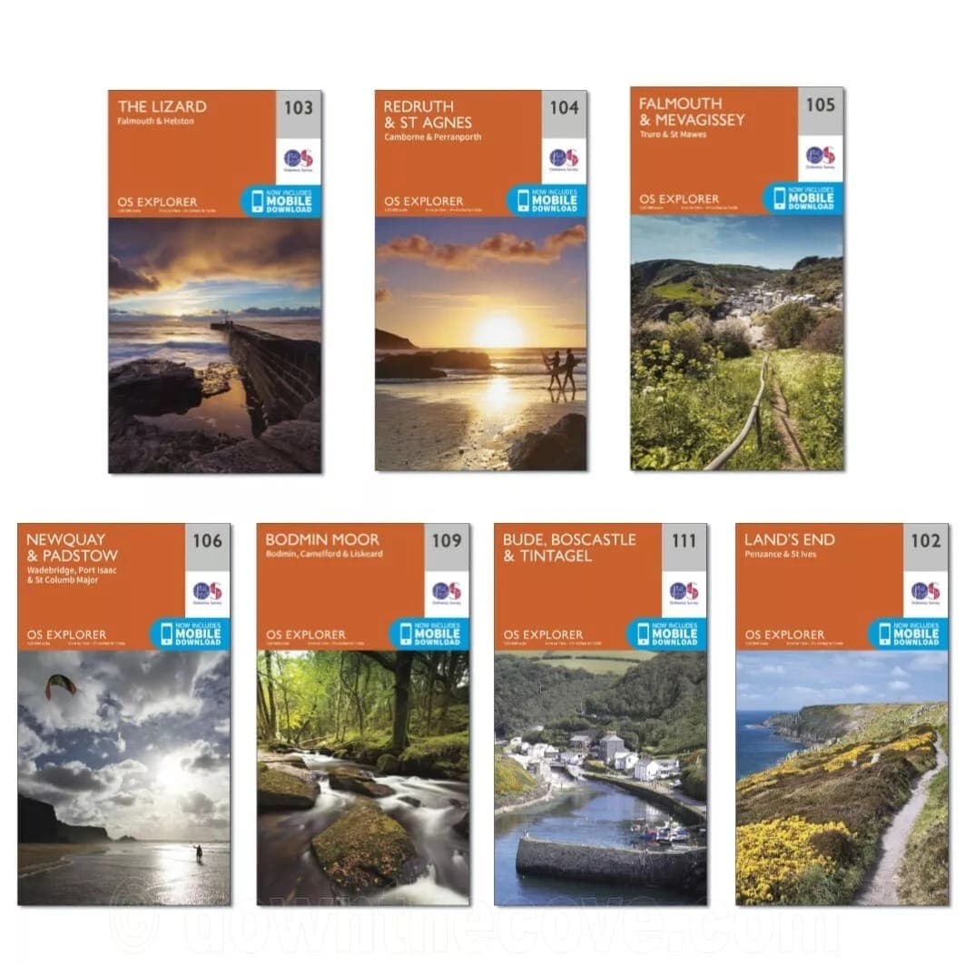 Ordnance Survey OS Explorer Map - Cornwall