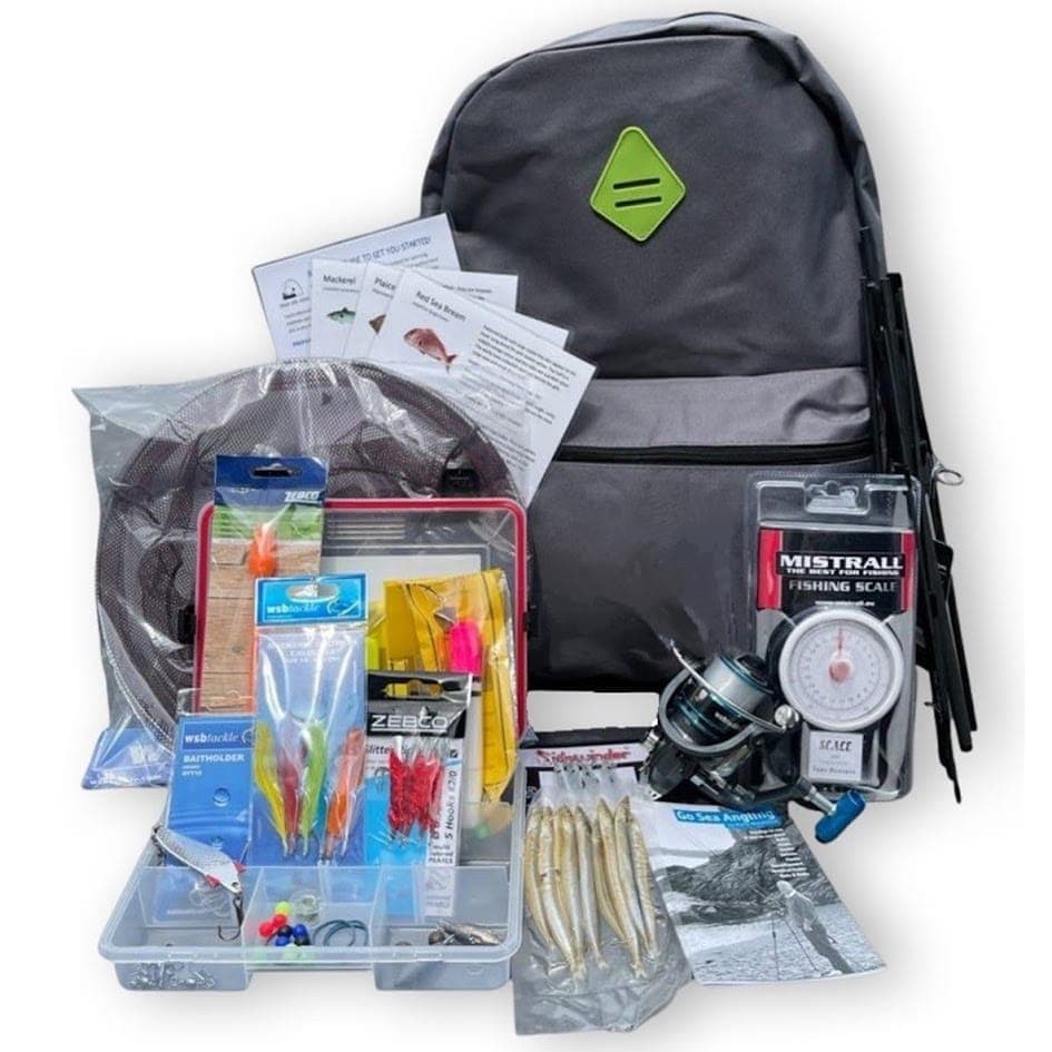 6pc Carbon Plus Fishing Kit - Grey product image 1