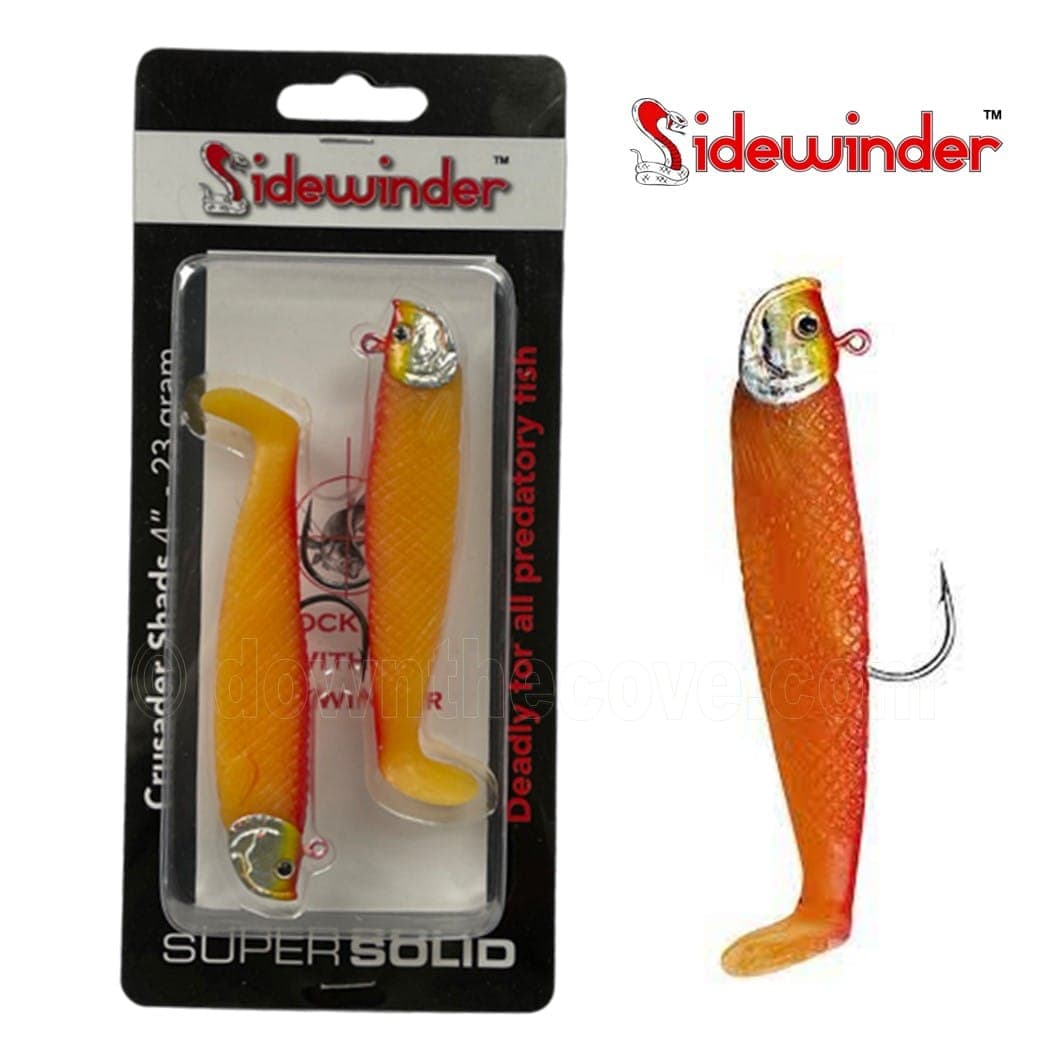 Sidewinder Crusader Shads - 23g Rhubarb & Custard - 4" product image 1
