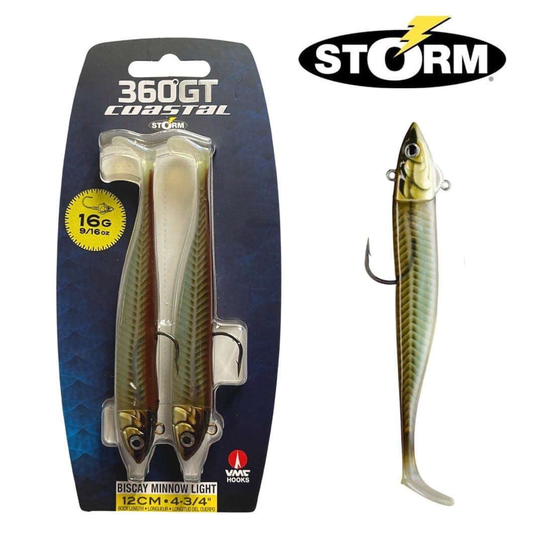 Storm 360GT Coastal Biscay Minnow Light - 12cm 24g Sandeel