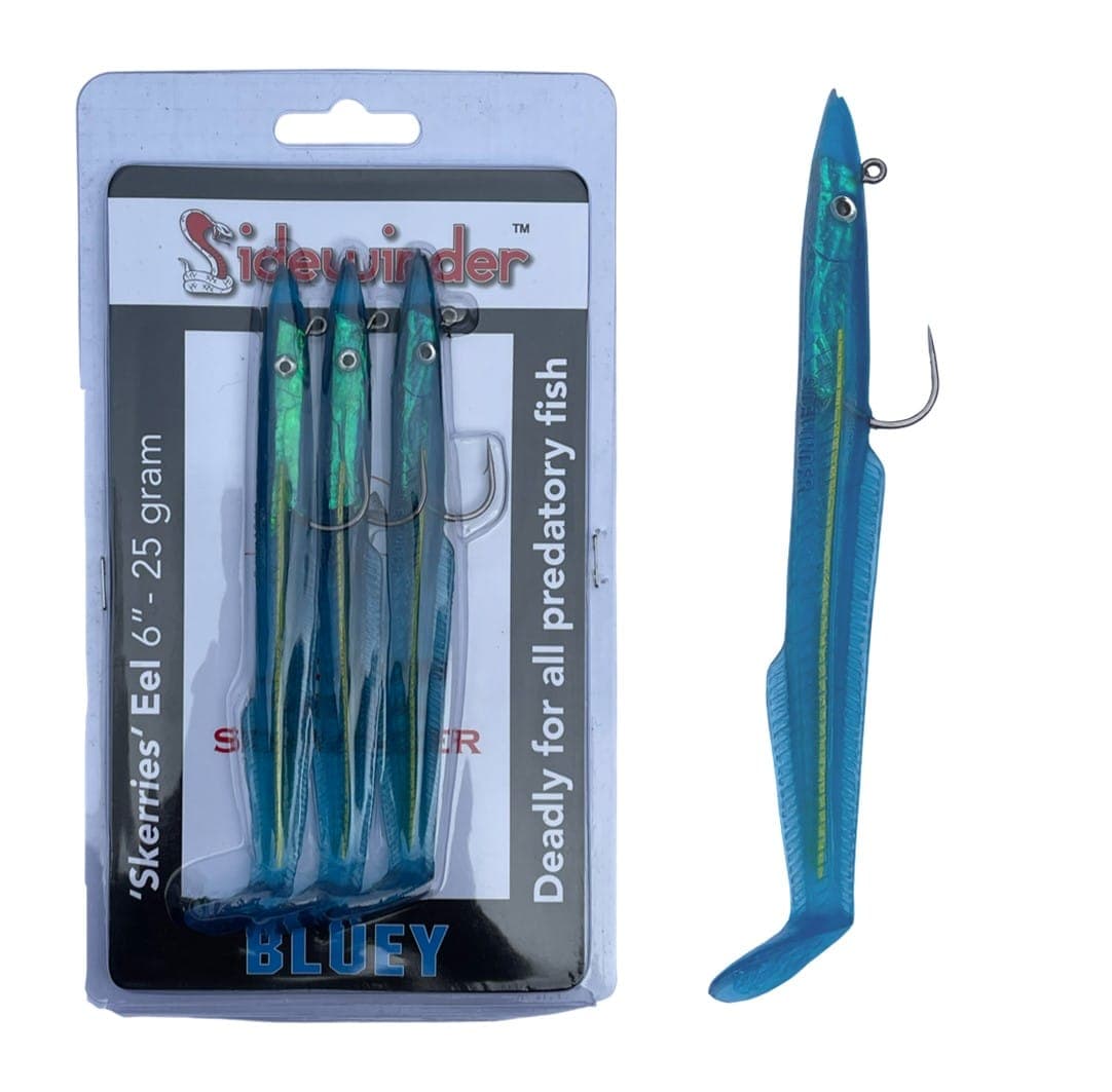 Sidewinder Skerries Sandeel - 6" Bluey - 25g