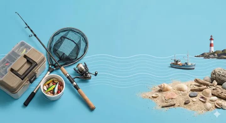 Fishing tackle and coastal kit sold by Down The Cove